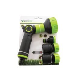 אקדח התזה 9 מצבים עם מחברים דגם 623115 אקדח התזה 9 מצבים עם מחברים דגם 623115