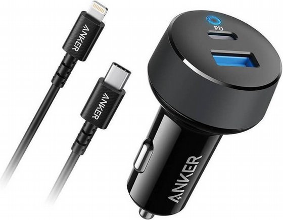���� ��� 30W ����� 2 ������ Anker ���� 30W PD USB-C + MFI Cable