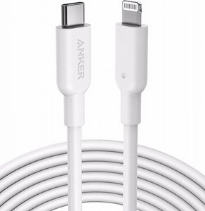��� USB-C To Lightning ���� 1.8 ��� Anker ���� Powerline II MFI PD C-L White A8618H21 ��� USB-C To Lightning ���� 1.8 ��� Anker ���� Powerline II MFI PD C-L White A8618H21