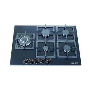 כיריים גז זכוכית 5 להבות דגם HAS-705GBMCB כיריים גז זכוכית 5 להבות דגם HAS-705GBMCB