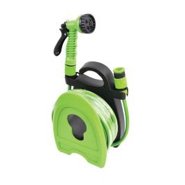 גלגלת השקיה צינור 10 מטר עם אביזרים דגם SEM-624200 גלגלת השקיה צינור 10 מטר עם אביזרים דגם SEM-624200