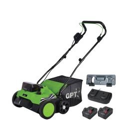 שואב דשא סינטטי נטען 40V עם זוג סוללות 4A ומטען דגם TO118 שואב דשא סינטטי נטען 40V עם זוג סוללות 4A ומטען דגם TO118