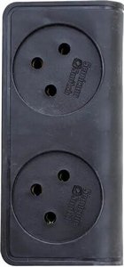 מפצל 2 שקעים Semicom SW-YZ01/02SNBK מפצל 2 שקעים Semicom SW-YZ01/02SNBK