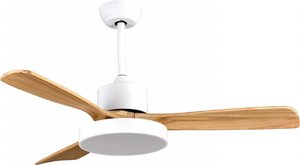 מאוורר תקרה "48 דגם EDIT עם שלט-לבן ועץ מאוורר תקרה "48 דגם EDIT עם שלט-לבן ועץ