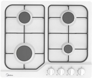 כיריים גז - 4 מבערים Midea מידאה 60SJ401 לבן כיריים גז - 4 מבערים Midea מידאה 60SJ401 לבן