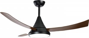 מאוורר תקרה שחור כנף חומה עם שלט 52" דגם ESPRESSO מאוורר תקרה שחור כנף חומה עם שלט 52" דגם ESPRESSO