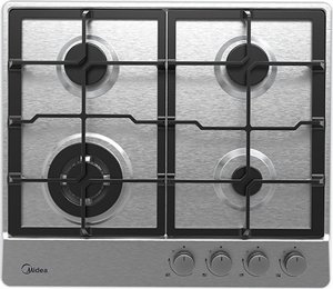 כיריים גז 4 מבערים Midea מידאה 60SJ402 נירוסטה כיריים גז 4 מבערים Midea מידאה 60SJ402 נירוסטה