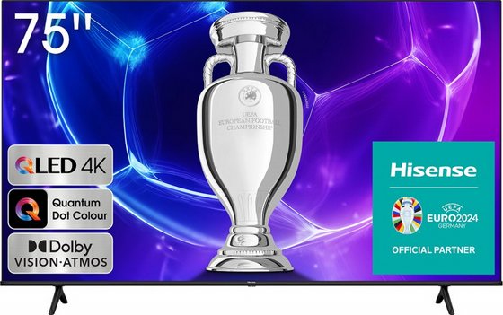 �������� ���� 75" Hisense QLED 4K ������ 75E7KQ