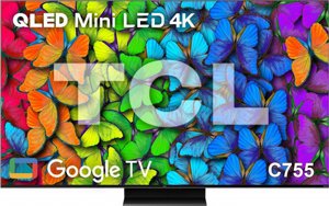 QLED Mini LED 4K , Google TV 85C755 טיסיאל מסך 85' QLED Mini LED 4K , Google TV 85C755 טיסיאל מסך 85'