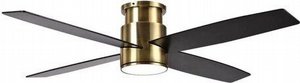 מאוורר תקרה Semicom SM-4481GB52/25CT 52'' 25W סדרה: מקיאטו בצבע שחור ובראס - שליטה באמצעות שלט מאוורר תקרה Semicom SM-4481GB52/25CT 52'' 25W סדרה: מקיאטו בצבע שחור ובראס - שליטה באמצעות שלט
