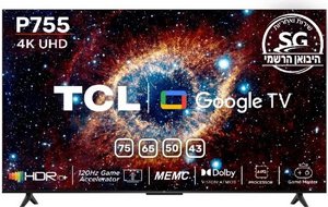 �������� ���� 65"  �� TCL LED 65P755 4K UHD  Google TV