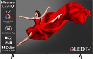 טלוויזיה חכמה 75" Hisense QLED 4K הייסנס 75E79KQ טלוויזיה חכמה 75" Hisense QLED 4K הייסנס 75E79KQ