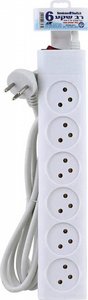 רב שקע 6 שקעים Semicom SW-MS6-3M+S כולל מפסק באורך 3 מטר רב שקע 6 שקעים Semicom SW-MS6-3M+S כולל מפסק באורך 3 מטר