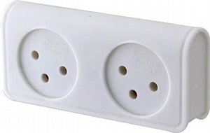מפצל 2 שקעים Semicom SW-YZ01/02S מפצל 2 שקעים Semicom SW-YZ01/02S