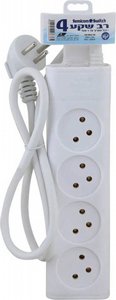 רב שקע 4 שקעים Semicom SW-MS4-1M באורך 1 מטר רב שקע 4 שקעים Semicom SW-MS4-1M באורך 1 מטר