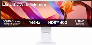 ��� ���� ������� ���� 49" Dual QHD Nano IPS �LG �� �'� Ultrawide 49U950A-W